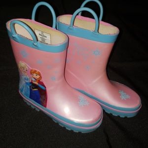 Frozen Rain Boots Size 9/10